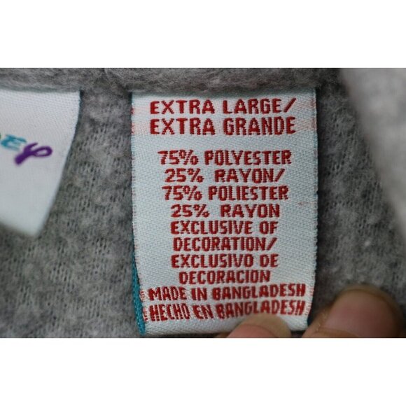 Disney Tigger Long Sleeve 1/4 Zip Women's Sweatshirt-XL-Embroidered - Picture 7 of 11